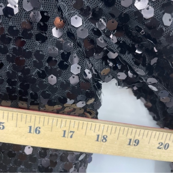 Sans Souci Sequin Lightweight Jacket Black Sz M - Picture 6 of 6